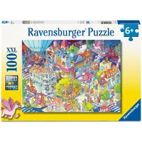 Ravensburger Kinderpuzzle 100 XXL Teile - Trubel in Chaoshausen (100 pièces)
