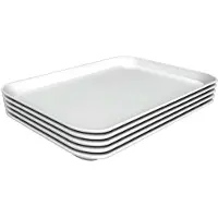 Bartscher Set de 5 présentoirs, 210x280mm, blanc
