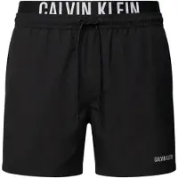 Calvin Klein Swimwear Shorts de bain 'Intense Power' noir / blanc