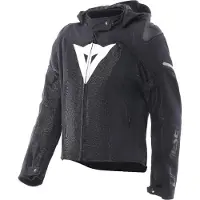 Dainese SUPER SPRINT AIR TEX JACKET WMN - BLACK/WHITE ,Noir/Blanc ,42