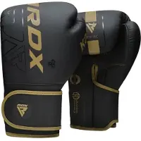 RDX Sports F6 Kara Artificial Leather Boxing Gloves Noir 14 oz