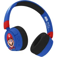 OTL TECHNOLOGIES Super Mario SM1001 écouteur/casque Avec fil &sans fil Arceau Jouer USB Type-C Bluetooth Bleu, Rouge