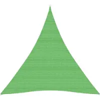 vidaXL Voile d'ombrage 160 g/m² Vert clair 5x7x7 m PEHD
