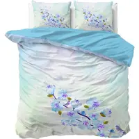 Sleeptime Parure housse de couette Sweet Flowers Blue