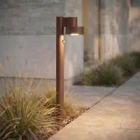 LUCANDE Luminaires d'extérieur , Elune, Brun / rouille, Aluminium, Moderne