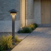 LUCANDE Luminaires d'extérieur , Montaro, Noir, Aluminium, Moderne