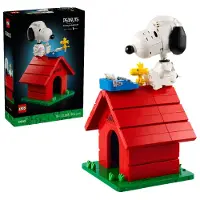 LEGO Ideas 21368 Peanuts: La Niche de Snoopy, Kit de Modélisme d'Exposition Pour Adultes Avec les Personnages de Snoopy et Woodstock