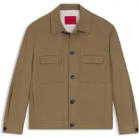 HUGO Veste de costume Slim en twill infroissable