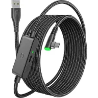 Iniu Câble USB C Link 5m pour Oculus Meta Quest 3, Quest Pro et Pico 4