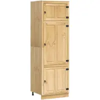 vidaXL Armoire SKI Marron miel 66 x 58 x 207 cm Bois de pin massif