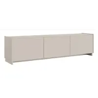 Selsey Magro – Meuble TV bas suspendu ou sur pied, 2 portes, gris cachemire, 180 cm