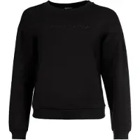 Armani Exchange pour femme. XW000835AF13397UC001 Sweat-shirt ras du cou noir (M), Casuel, Viscose