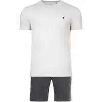 JOOP! Pyjama court gris / blanc