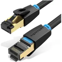 Vention Cat8 Sftp Ikabn Rj45 Ethernet Cable 40Gbps 15M Black