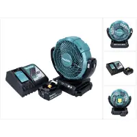 Makita DCF 102 RG1 Ventilateur sans fil 18 V 18 cm + 1x batterie 6,0 Ah + chargeur