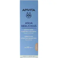 Apivita Aqua Beelicious Tinted Fluid SPF30 fluide teinté léger pour une peau lumineuse SPF 30 40 ml