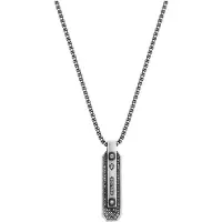 Police Pejgn2008531 Necklace Argenté Homme