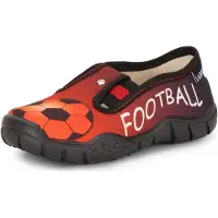 Ladeheid Pantoufles pour garçon avec semelles amovibles LAVI0011 (rouge, 26 EU)