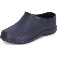 Ladeheid femmes et hommes sabots légers Eva sabots de jardin chaussures de jardin LADW001 (bleu marine 9482, 46)