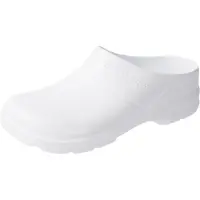 Ladeheid femmes et hommes sabots légers Eva sabots de jardin chaussures de jardin LA-858 (blanc, 36)