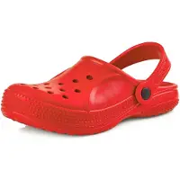 Ladeheid Enfants Filles Garçons Sabots légers Eva Sabots de jardin Chaussures de jardin KL055 (Rouge, 31 UE)