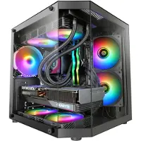 Mars Gaming Boîtier pour ventilateur MARS MC-3TLITE 1X120 FRGB mATX