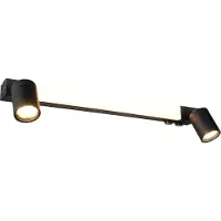 TRIO Lampe miroir Enrico 60 cm - noir