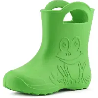 Ladeheid Eva Enfants Garçons Filles Bottes de pluie LA-CA-01 (Vert, 28/29 EU)
