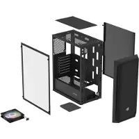 IMPAKT Boîtier PC SHOBO RGB MIDI TOUR AVEC FENÊTRE NOIR