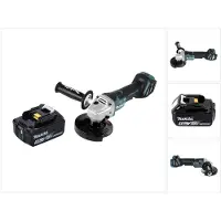 Makita DGA 517 T1 Meuleuse d'angle sans fil 18 V 125 mm Brushless + 1x batterie 5,0 Ah - sans chargeur