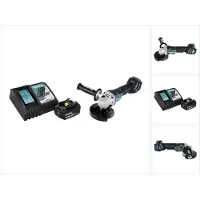 Makita DGA 517 RF1 Meuleuse d'angle sans fil 18 V 125 mm Brushless + 1x batterie 3,0 Ah + chargeur