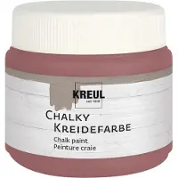 Kreul Peinture à la craie Chalky, Marsala Rouge, 150 ml (150 ml)