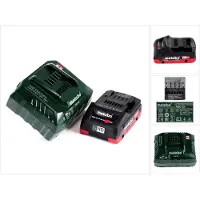 Metabo Basis Set 18V - 1x Batterie LiHD 4,0Ah ( 625367000 ) + Chargeur ASC 55 ( 627044000 )
