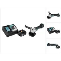 Makita DGA 517 RT1 Meuleuse d'angle sans fil 18 V 125 mm Brushless + 1x batterie 5,0 Ah + chargeur
