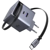 UGREEN Chargeur Nexode GaN Infinity USB-A + USB-C 65W Gris
