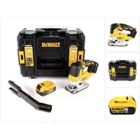 DeWalt DCS 334 NT Scie sauteuse pendulaire sans fil Brushless + 1x Batterie 5,0Ah + Coffret de transport - sans chargeur