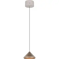 TRIO Suspension moderne Laguna Ø 18cm marron café