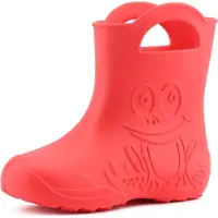 Ladeheid Eva Enfants Garçons Filles Bottes de pluie LA-CA-01 (Corail, 30/31 UE)