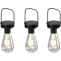 TRIO Lampes solaires Campus lot de 3