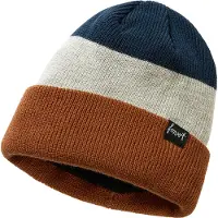 Forvert Bonnet 'Beaver Creek' bleu foncé / marron / gris
