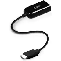 SBS - Adaptateur USB - 24 pin USB-C (M) reversible pour USB (F) - USB 3.0 - 15 cm