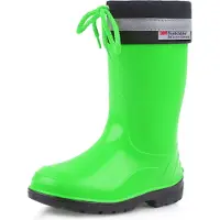 Ladeheid Kinder Mädchen Jungen Gummistiefel mit Stulpe LA-972 (vert/noir, 28 UE)
