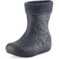 Ladeheid Eva Enfants Garçons Filles Bottes de pluie fourrées LA-CA-11 (Carbone, 32/33 EU)