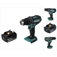 Makita DHP 482 F1 Perceuse-visseuse à percussion sans fil 18 V 62 Nm + 1x batterie 3,0 Ah - sans chargeur