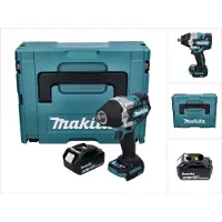 Makita DTW 700 G1J Visseuse à chocs sans fil 18 V 700 Nm 1/2" XPT brushless + 1x Batterie 6,0 Ah + Makpac - sans chargeur