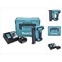 Makita DFN 350 RT1J Cloueur de refoulement à batterie 18 V 15 - 35 mm + 1x batterie 5.0 Ah + chargeur + (Pistolet à clous)