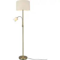TRIO Lampadaire Hotel laitonfarbig