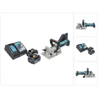Makita DPJ 180 RF Lamelleuse sans fil 18 V - 100 mm + 2x Batteries 3,0 Ah + Chargeur