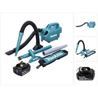 Makita DCL 184 F1 Aspirateur sans fil 18 V - 54 mbar - 0,5 l + 1x Batterie 3,0 Ah - sans chargeur
