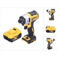 DeWalt DCF 887 N Clé à choc sans fil 18 V 205 Nm 1/4'' Brushless + 1x batterie 5,0 Ah - sans chargeur